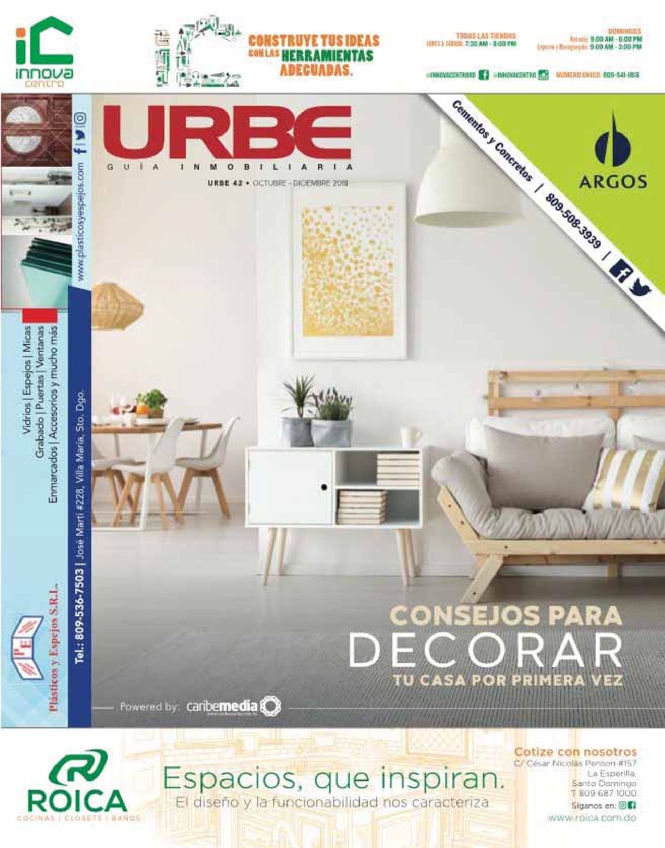 Portada URBE Guía Inmobiliaria: Año 2018 - Mes Septiembre - Edición 42